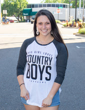 Load image into Gallery viewer, Turnrows Country Boys Raglan