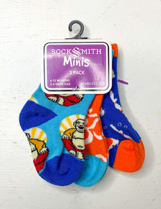 Kid's Om 3-Pack Socks