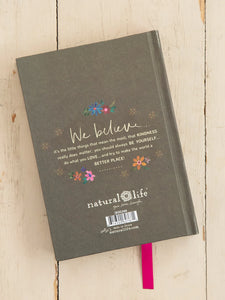 Natural Life Live Happy Daily Journal