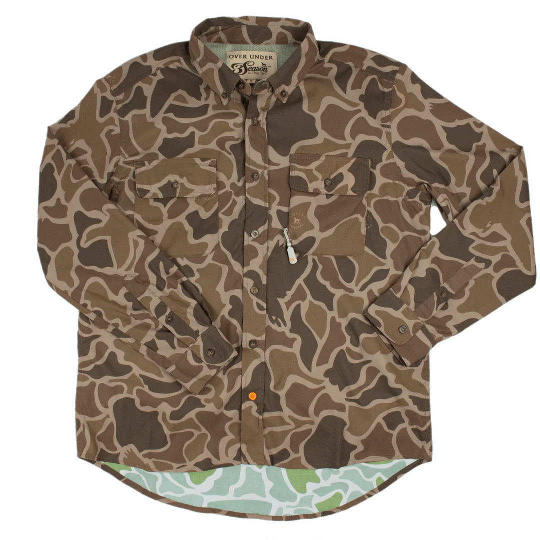 Over Under L/S 3-SEASON ULTRALIGHT SHIRT DUCK CAMO