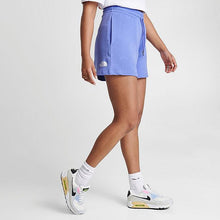 Load image into Gallery viewer, The North Face Women&#39;s Half Dome Fleece Shorts Deep Periwinkle