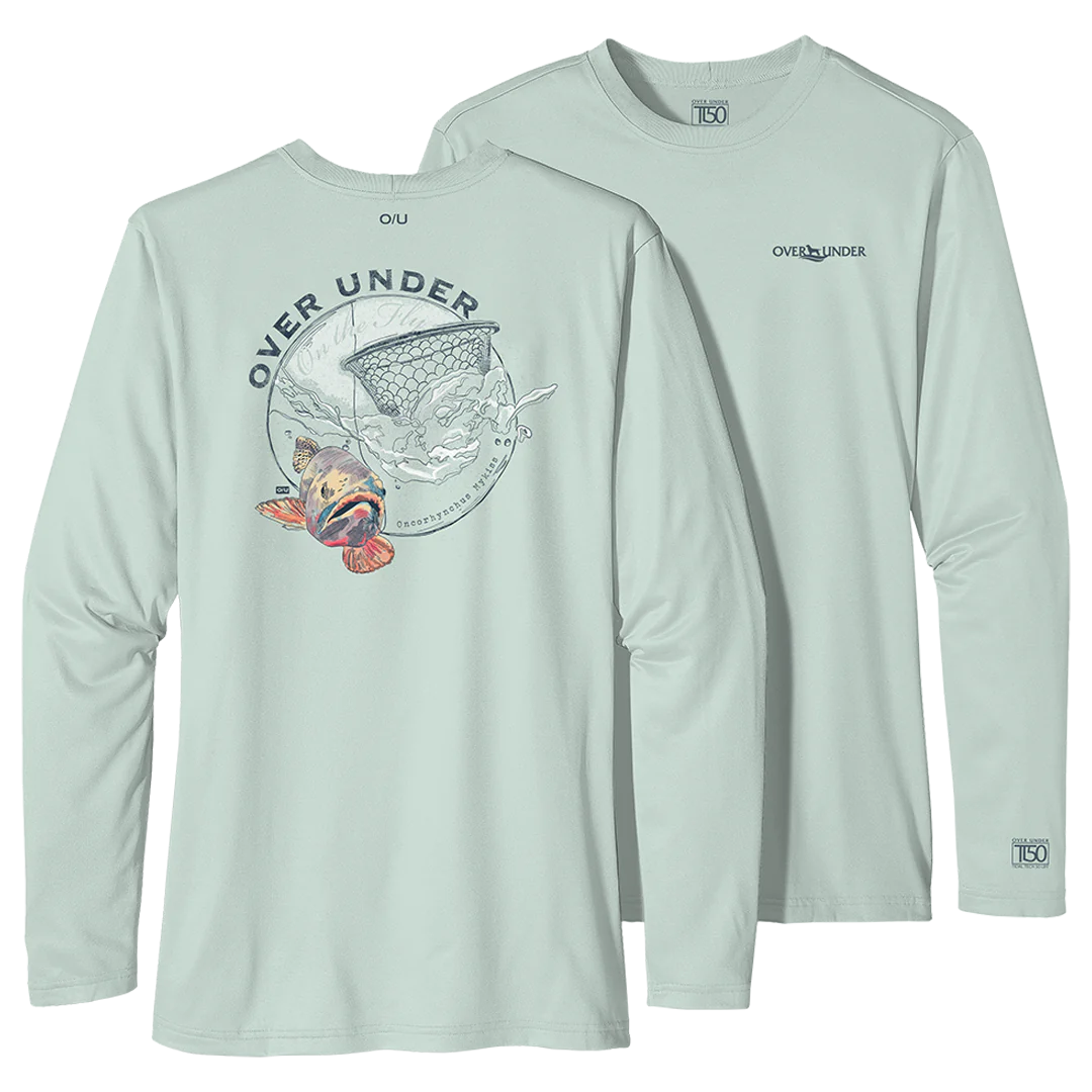 Over Under Tidal Tech Rainbow Trout Long Sleeve
