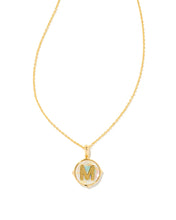Load image into Gallery viewer, Kendra Scott Letter Disc Reversible Pendant Necklace