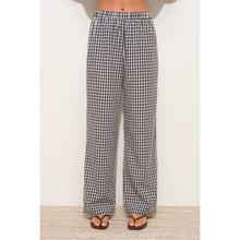 Load image into Gallery viewer, Happy Days Gingham Pants in Black