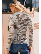 Load image into Gallery viewer, Never Enough Camo Print Mesh Top