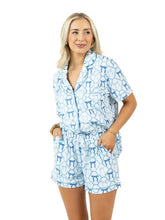 Load image into Gallery viewer, Mini Bow PJ Sets in Lt Blue
