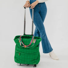 Load image into Gallery viewer, Pretty Simple Tenley Quilted Tote Roller Bag in Emerald