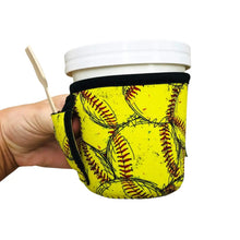 Load image into Gallery viewer, Softball Pint Size Ice Cream Handler