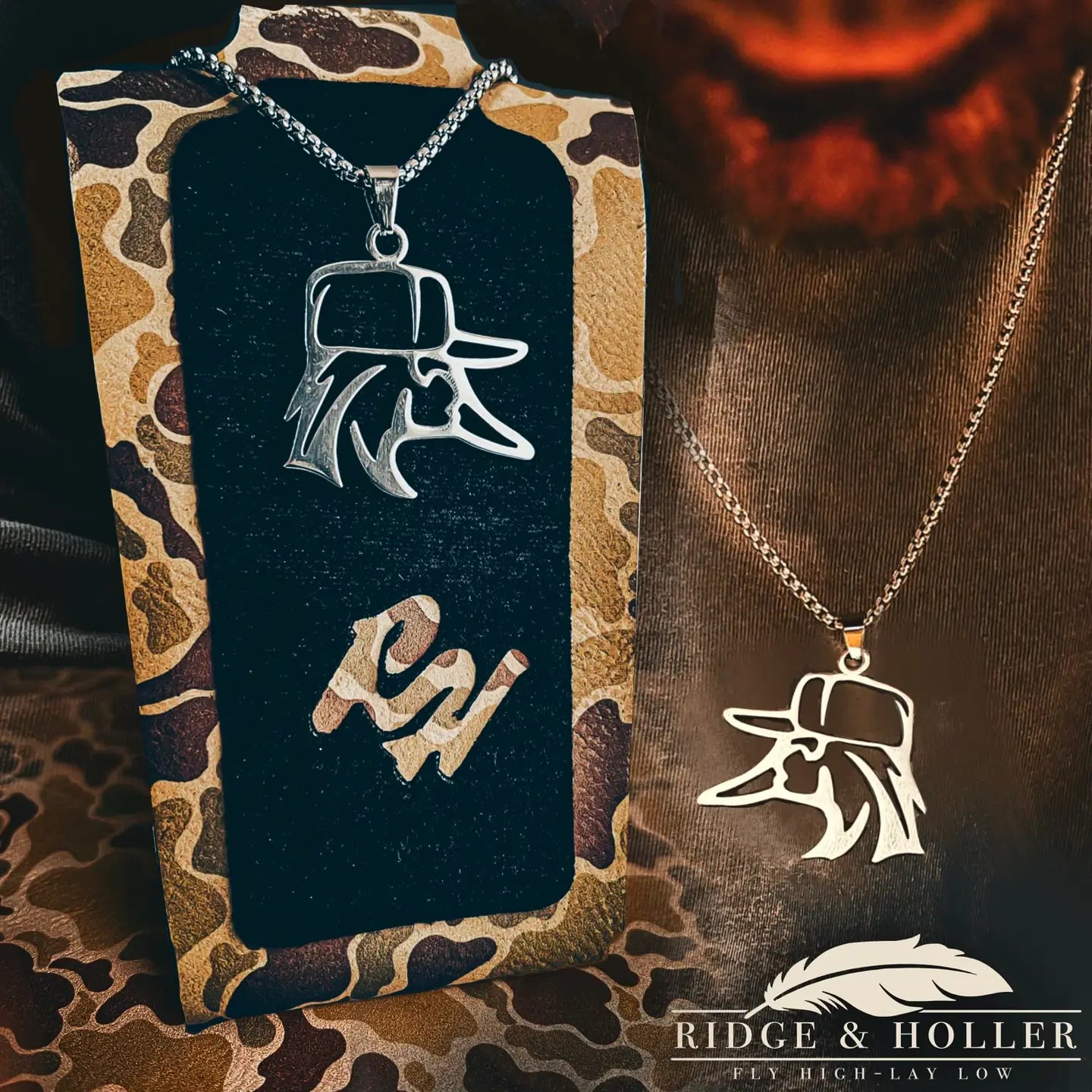 Ridge&Holler Youth Stainless Steel Duck Bill Necklace