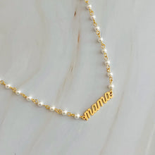 Load image into Gallery viewer, Mama Pearl Chain Necklace