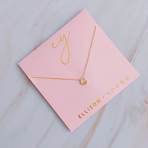 Understated Beauty Gold Initial Necklace