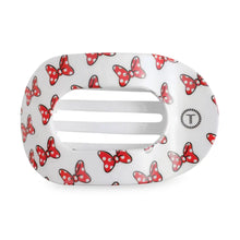 Load image into Gallery viewer, Teleties Tiny Flat Round Clip- Minnie Loves Her Bows