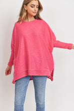 Load image into Gallery viewer, What More Can I Say Oversized Sweater Hot Pink