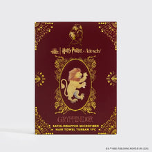 Load image into Gallery viewer, Harry Potter x Kitsch Gryffindor Satin-Wrapped Hair Towel