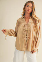 Load image into Gallery viewer, Who Are You Front Tie Detail Top