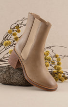 Load image into Gallery viewer, The Olivia Heeled Booties in Dune