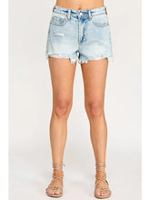 Load image into Gallery viewer, Begging Me High Rise 90&#39;s Distress and Frayed Hem Denim Shorts