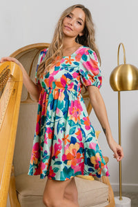 Spin You Around Floral Dress