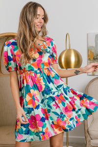 Spin You Around Floral Dress