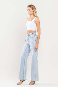 When Your Eyes Close Super High Rise Flare Jeans
