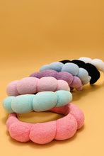Load image into Gallery viewer, Spa Sponge Terry Towel Scalloped Headband Mint