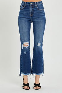 Open Doors Today High Rise Crop Flare Jeans