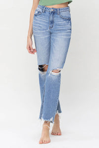 Watch It Burn 90's Vintage Super High Rise Flare Jeans