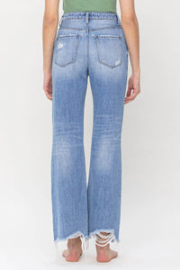 Watch It Burn 90's Vintage Super High Rise Flare Jeans