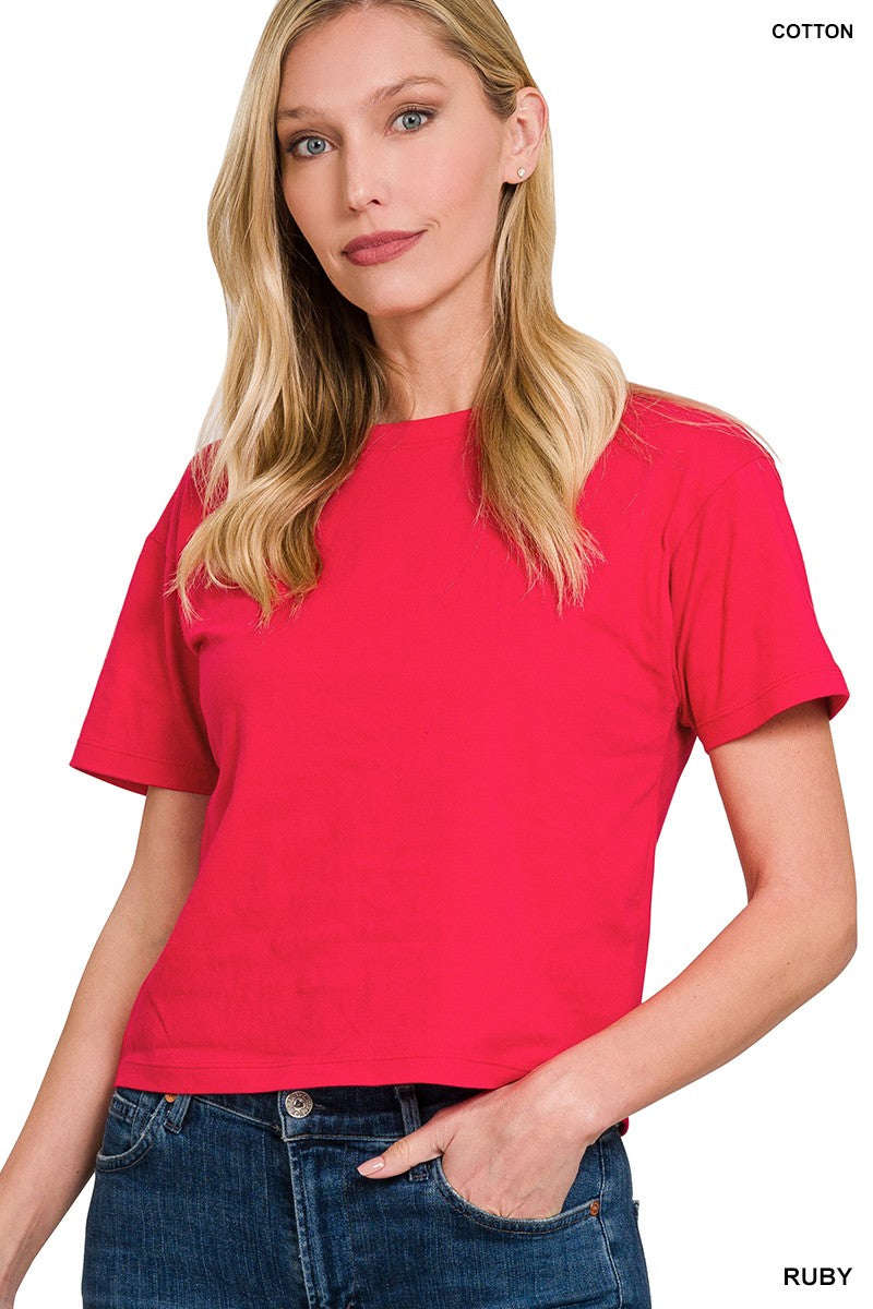 Call Me Maybe Crew Neck Tee Ruby