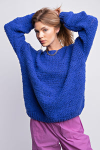 Good to Me Sweater Royal Blue