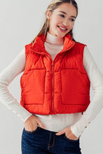 Load image into Gallery viewer, The Puffer Vest Tomato