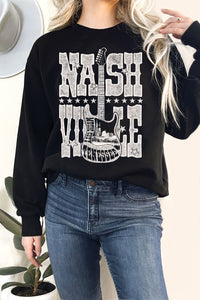 Nashville Guitar Star Graphic Sweatshirt