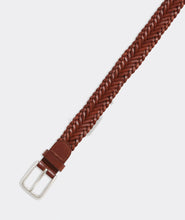 Load image into Gallery viewer, Vineyard Vines Braided Leather Belt in Moose