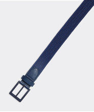 Load image into Gallery viewer, Vineyard Vines OTG Flecked Bungee Belt in Nautical Navy