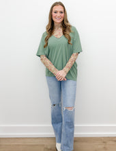 Load image into Gallery viewer, Come On Fitted Sheer Mesh Lace Top in Beige Floral