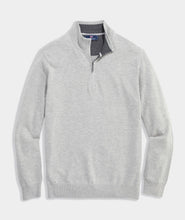 Load image into Gallery viewer, Vineyard Vines Boathouse Tipped Quarter Zip Sweater