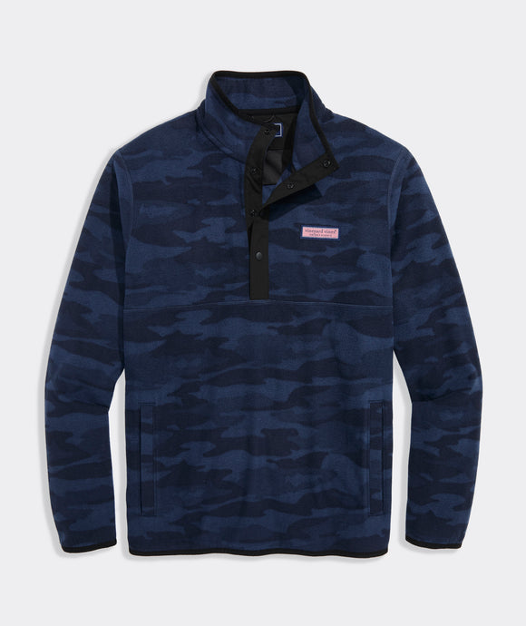 Vineyard Vines Harbor Fleece Quarter-Snap