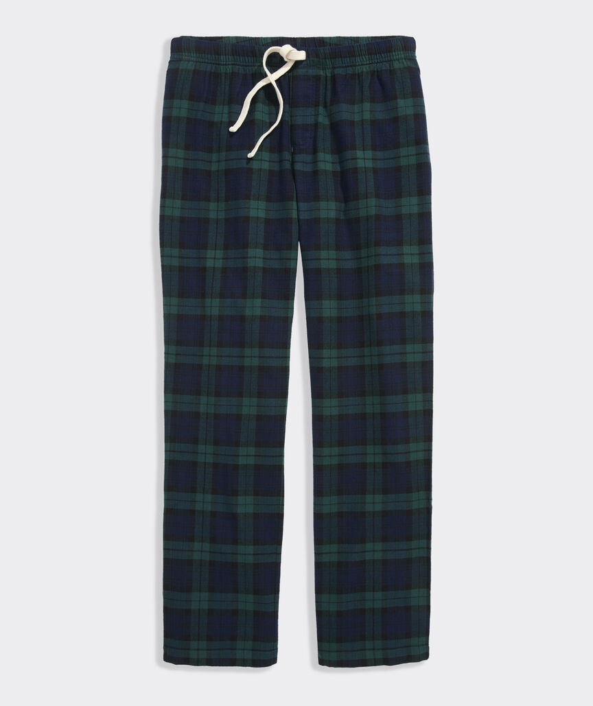 Vineyard Vines Flannel Lounge Pants in Charleston Green