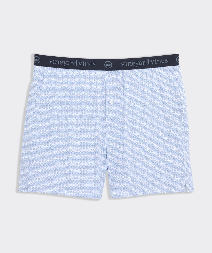 Vineyard Vines Sankaty Boxer Briefs in Whale Dot-White