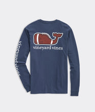 Load image into Gallery viewer, Vineyard Vines Football Whale Long Sleeve Tee