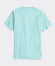 Load image into Gallery viewer, Vineyard Vines Drift Dye Surf Logo Short Sleeve Tee in Aqua Haze