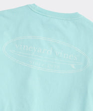 Load image into Gallery viewer, Vineyard Vines Drift Dye Surf Logo Short Sleeve Tee in Aqua Haze