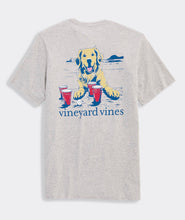 Load image into Gallery viewer, Vineyard Vines Pup Cup SS Tee in Grey Heather