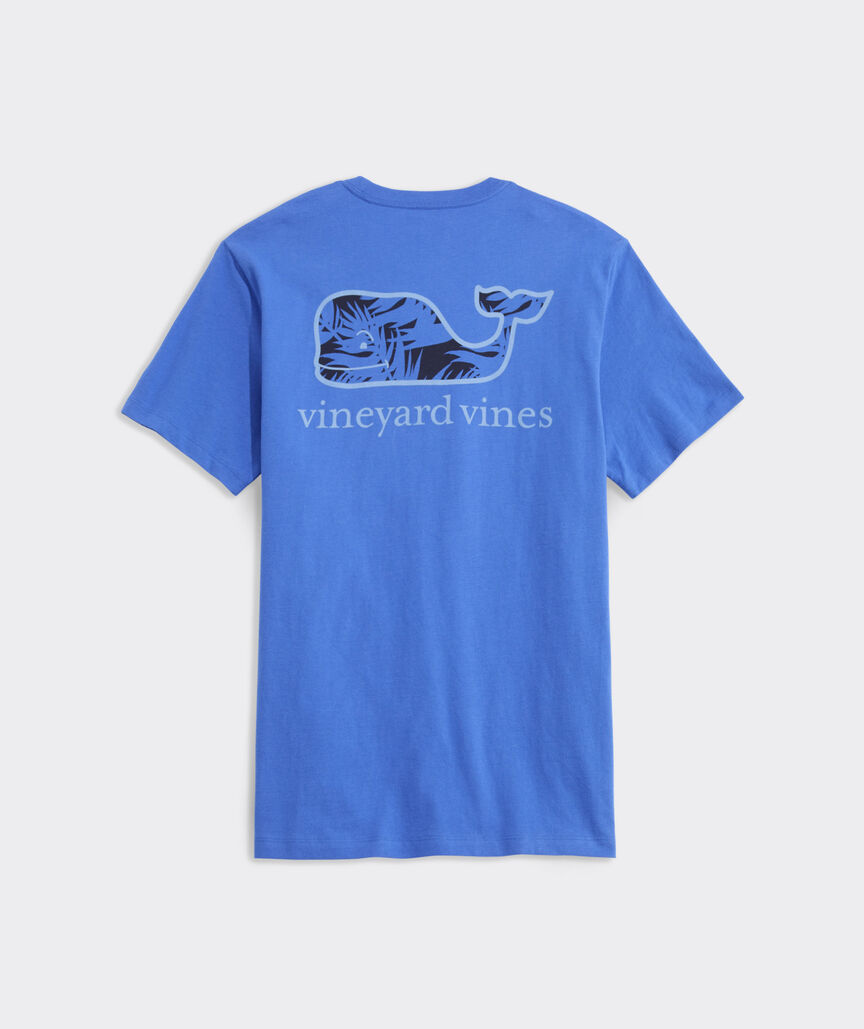 Vineyard Vines Breezy Palms Chappy SS Tee in Tide Blue