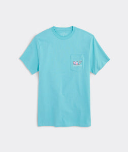Vineyard Vines Chappy Floral Whale Filled Short Sleeve Tee in