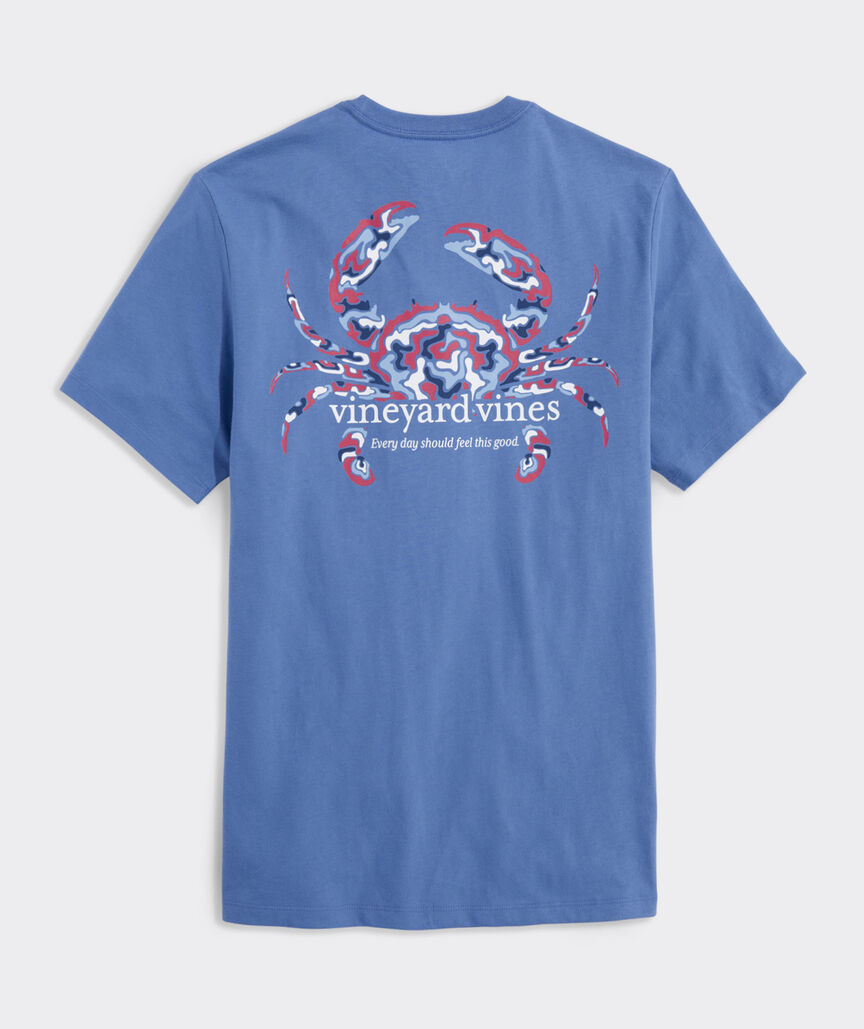 Vineyard Vines Crab Icon SS Tee in Club Blue