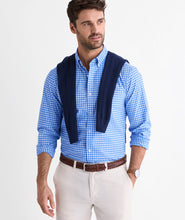Load image into Gallery viewer, Vineyard Vines Skysail Gingham Performance LS Shirt