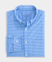 Load image into Gallery viewer, Vineyard Vines Skysail Gingham Performance LS Shirt