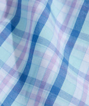 Load image into Gallery viewer, Vineyard Vines Sandie Plaid Perfect Wash Poplin Dress Shirt in Sea Splash