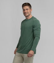 Load image into Gallery viewer, Southern Shirt Men&#39;s Max Comfort Henley LS in Mallard